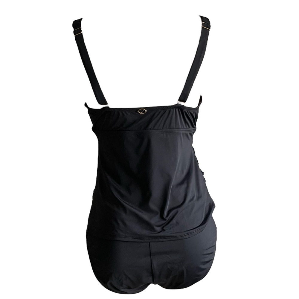 Jantzen Adjustable Strap V-Neck Tankini with Comfort Brief - Picture 5 of 7